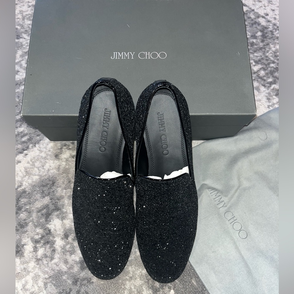 Jimmy Choo tuxedo wedding shoes size 41 (8, 5)